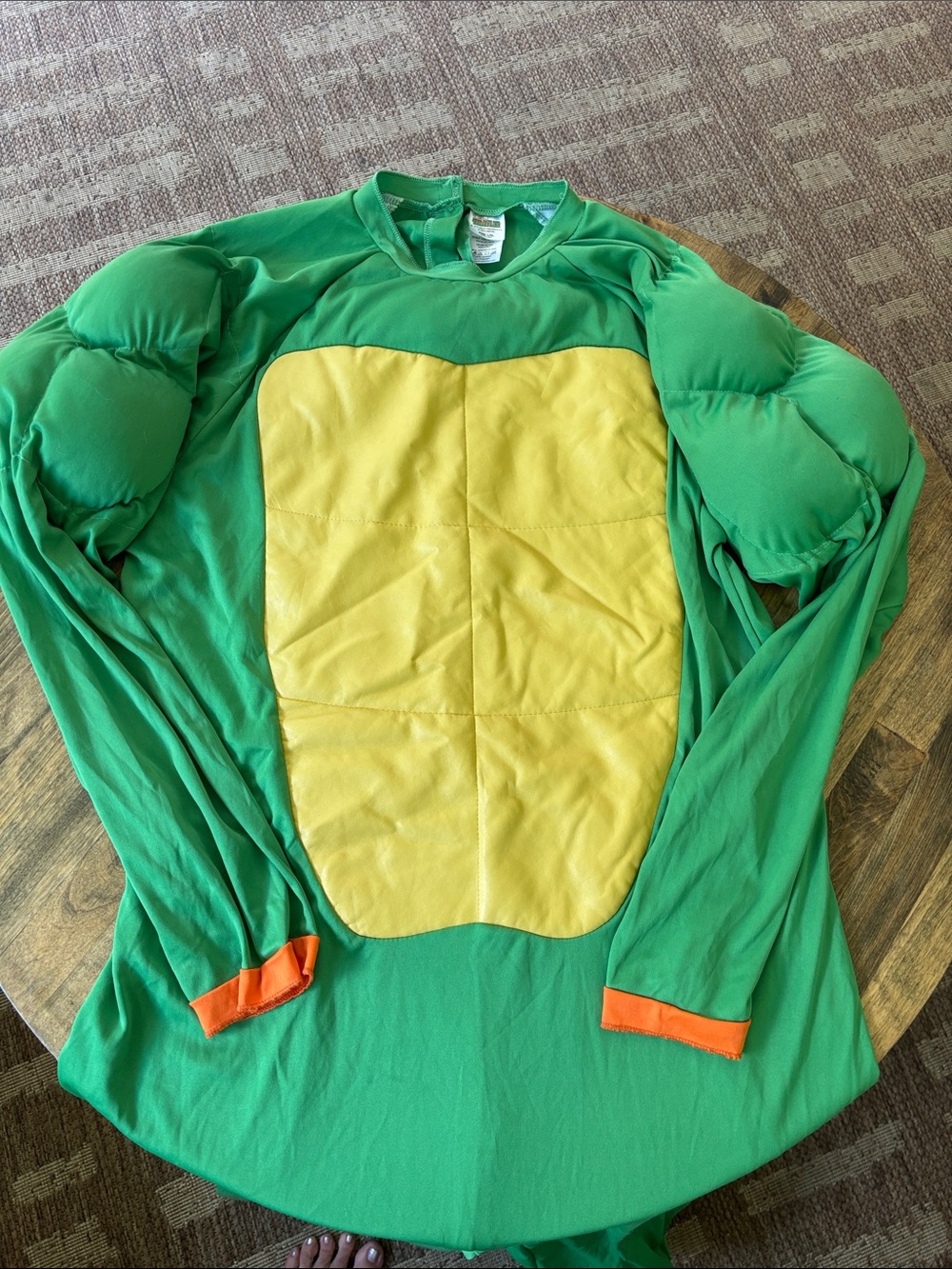 Men’s Ninja Turtles Michelangelo Halloween Costume size L-XL - Picture 2 of 7